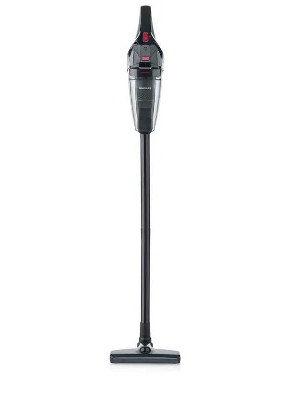SEVERIN - Aspiradora de mano con batería de iones de litio de 18,5 V, con accesorios. Autonomía de hasta 50 minutos (en el modo Eco) Con cepillo Turbo giratorio y práctica iluminación LED. HV 7147