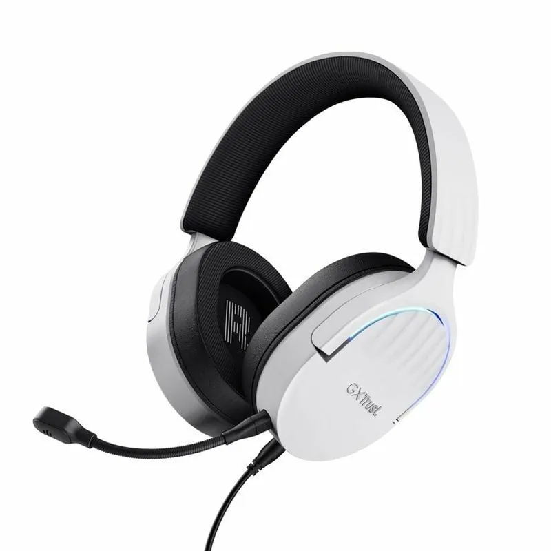 Auriculares con Micrófono Gaming Trust GXT 490 Blanco - Electrónica
