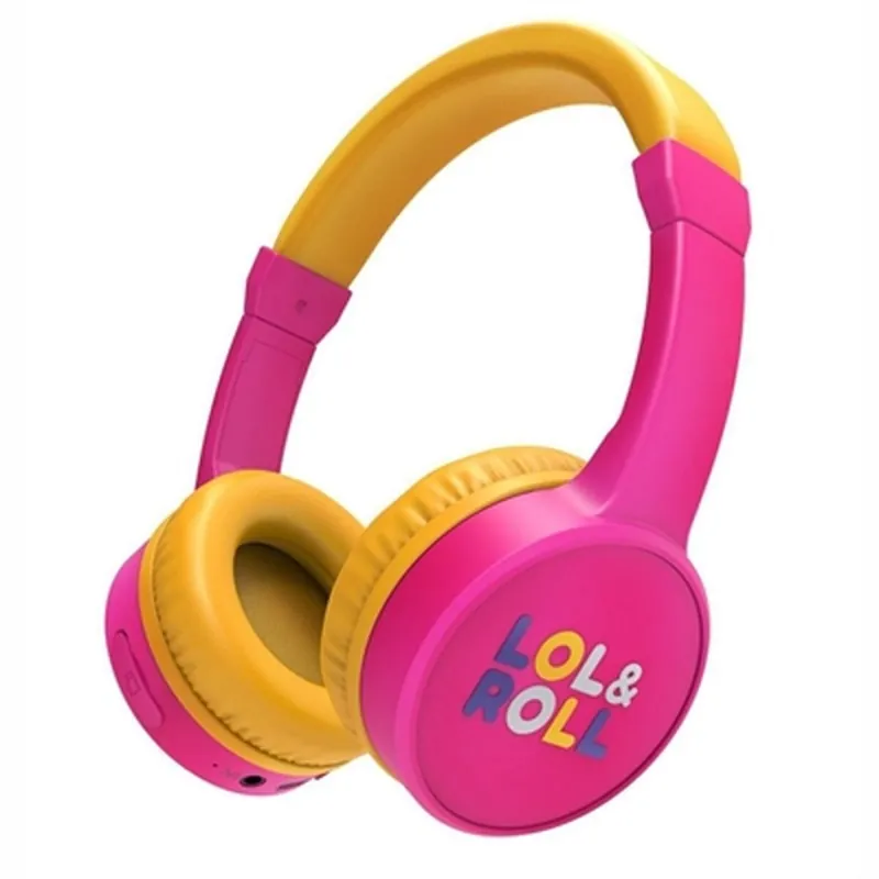 Auriculares de Diadema Bluetooth Energy Sistem Lol&Roll Pop Kids Rosa - Electrónica