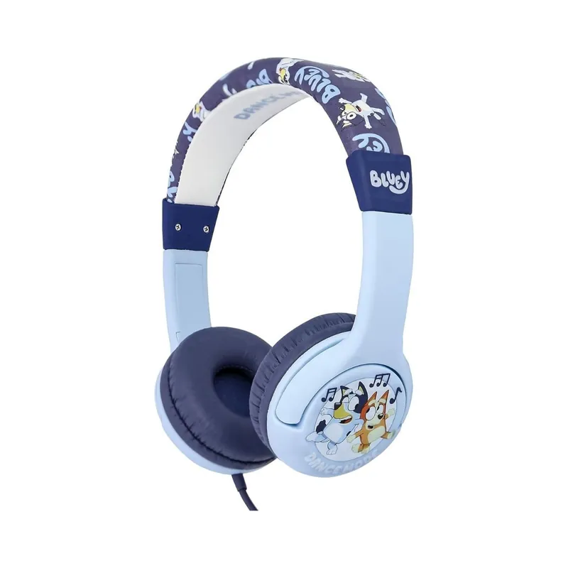 Auriculares de diadema Bluey Childrens con cable infantiles 3-7A azul
