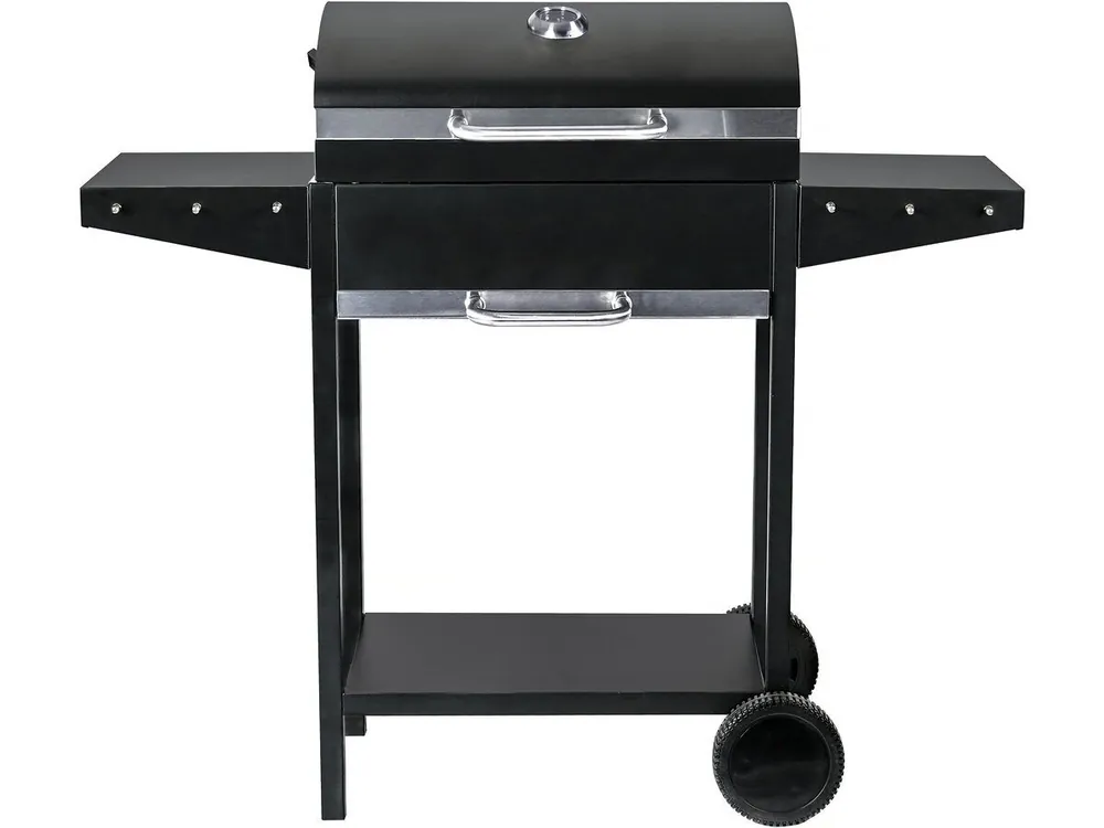 Barbacoa de carbón "Duc" - 119 x 50 x 101 cm - Negro