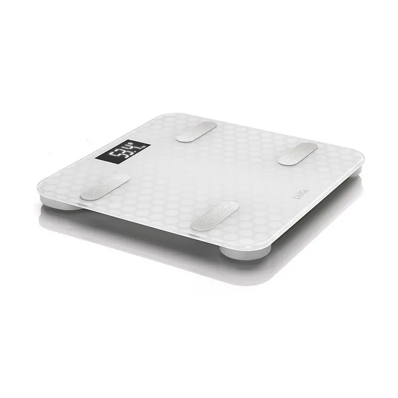 Báscula Digital de Baño LAICA PS7011 Blanco Vidrio - Electrodomésticos