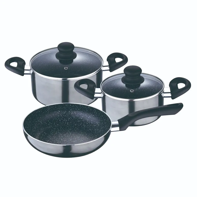 Bateria 5pc aluminio prensado ind soria - Cocina