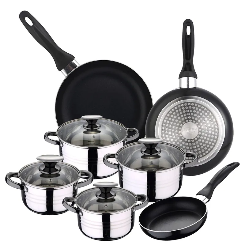 Bateria 8 piezas + 3 sartenes - Cocina