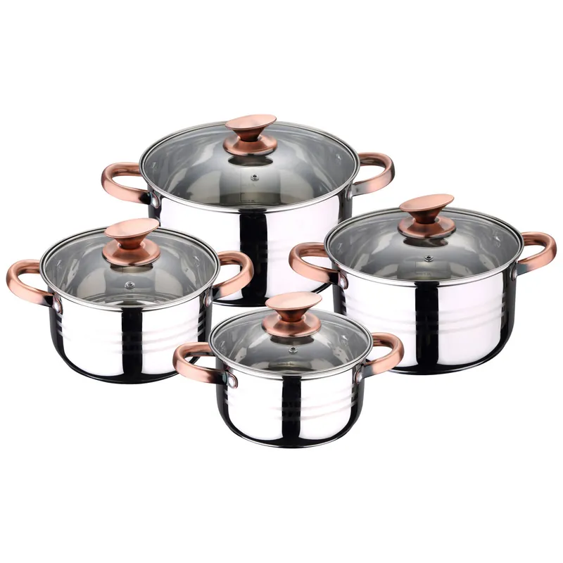 Bateria 8Pc Acero Inoxidable Apta Para Inducción Colección San Ignacio Premium - Nona