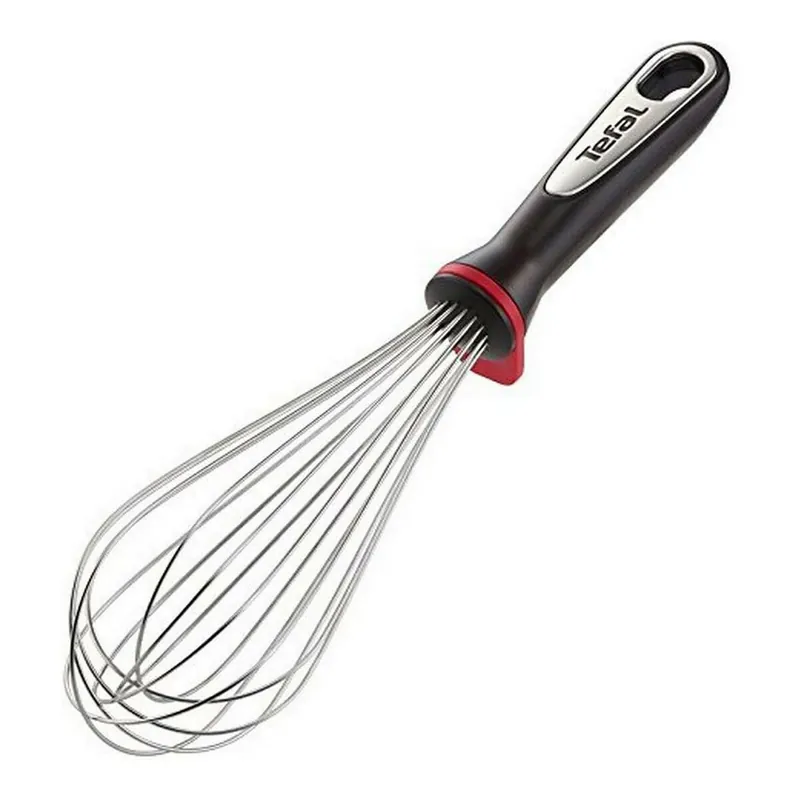 Batidor de varilla Tefal Rojo Negro Acero Inoxidable Plástico - Cocina