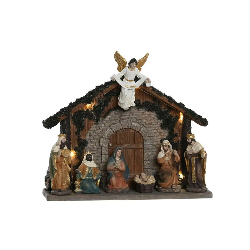 Belén de Navidad Home ESPRIT Multicolor Resina - Decoración