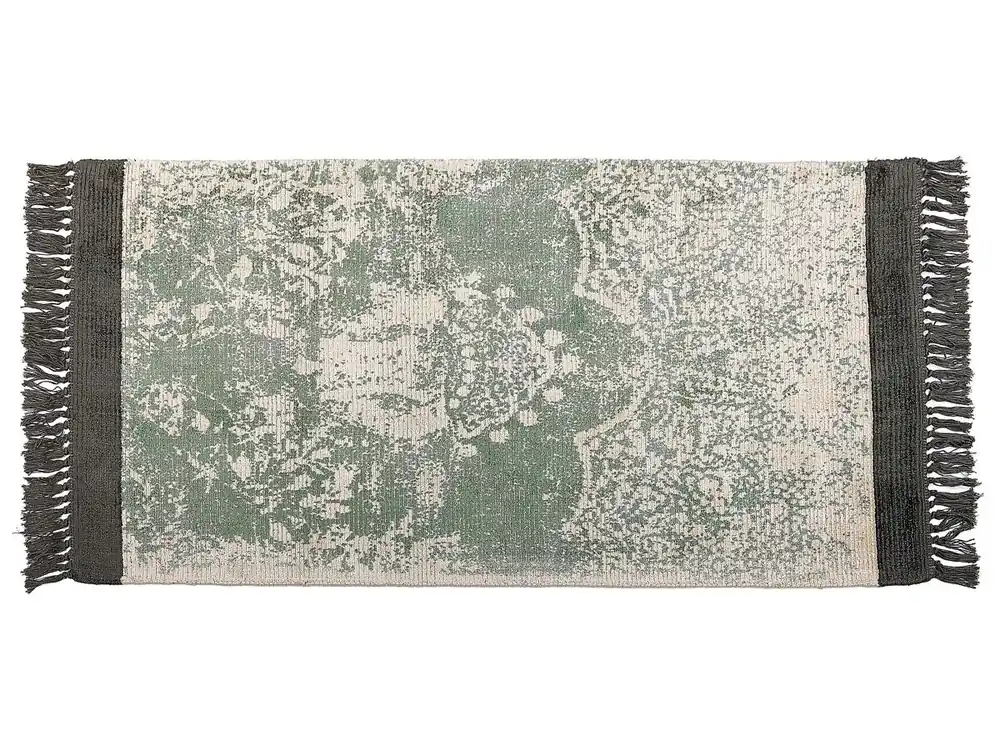 Alfombra AKARSU Azul 80 x 150 cm Viscosa - Textil