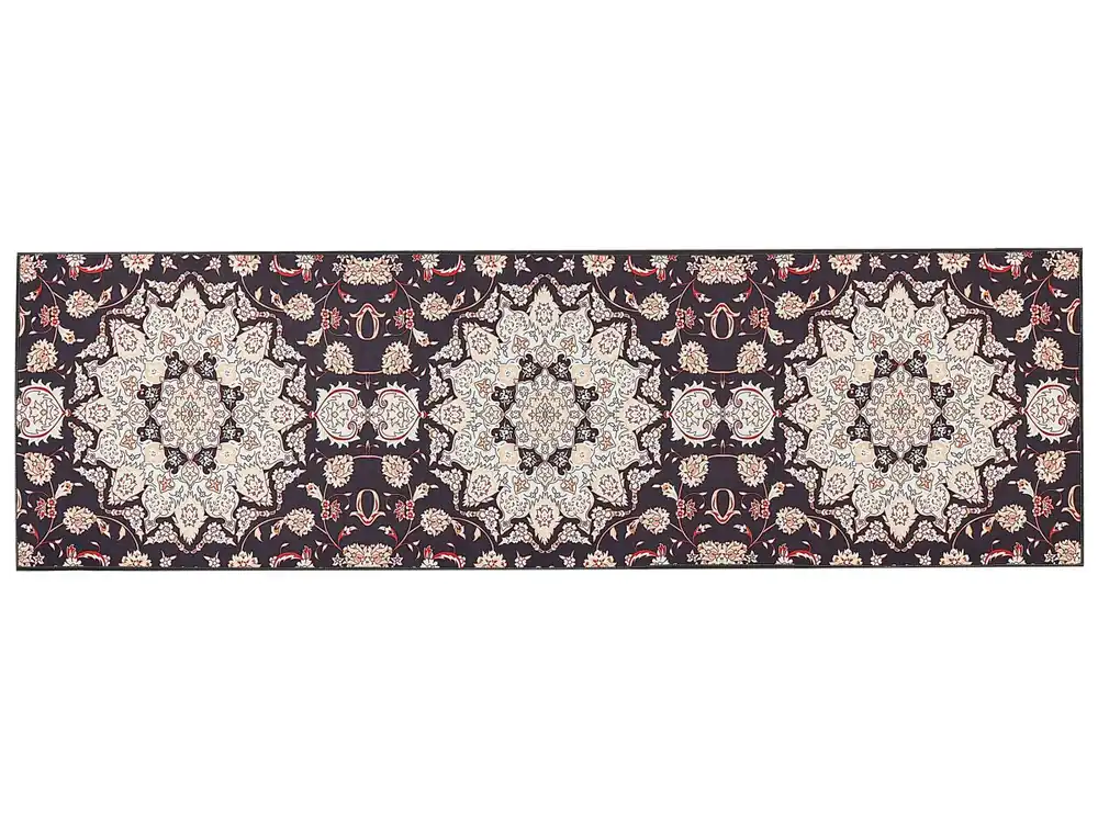 Alfombra ARITAS Negro 60 x 200 cm - Textil