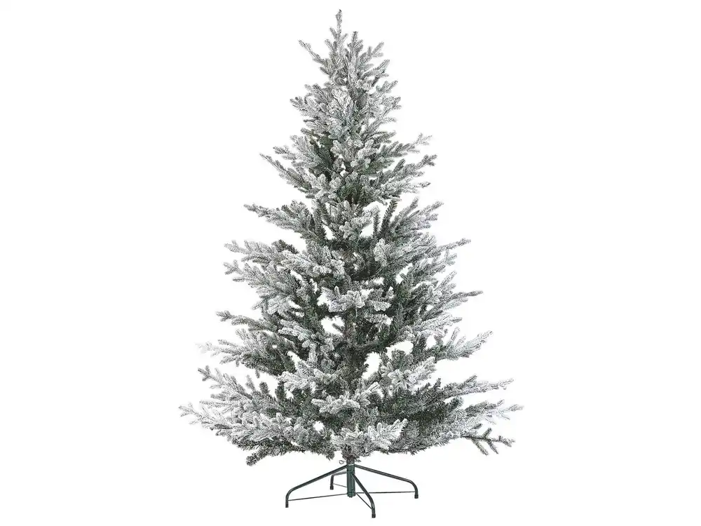Árbol de Navidad nevado BRISCO 180 cm Blanco - Decoración