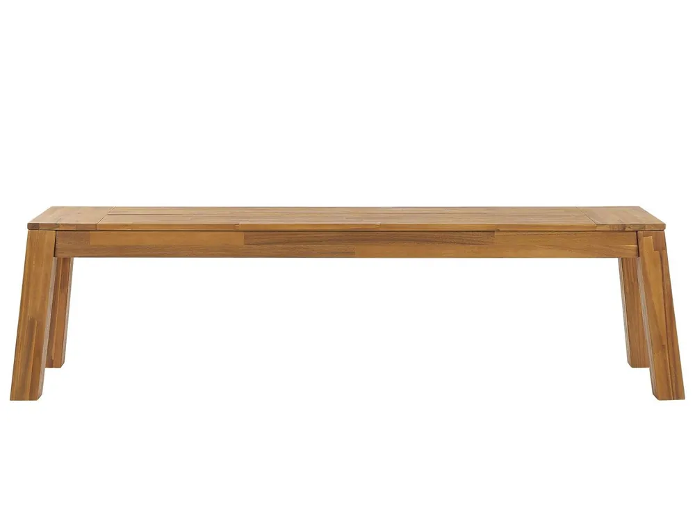 Banco de jardín LIVORNO 169 cm Madera de acacia Marrón