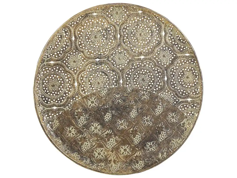 Bandeja decorativa KITNOS Metal Dorado - Cocina