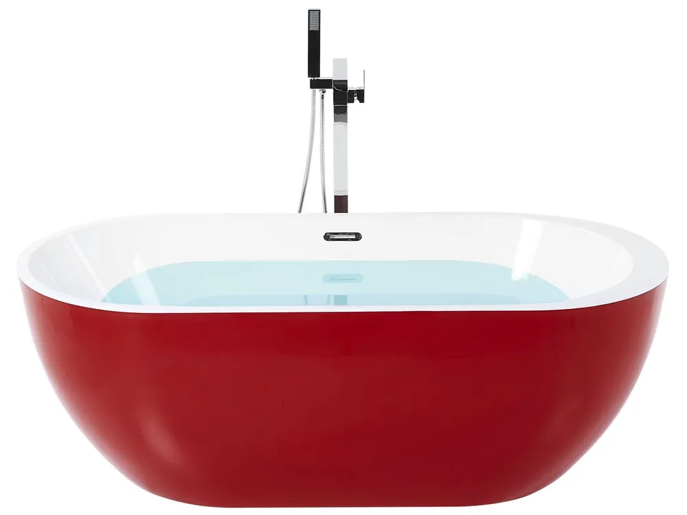 Bañera independiente NEVIS 160 x 75 cm Blanco - Baño