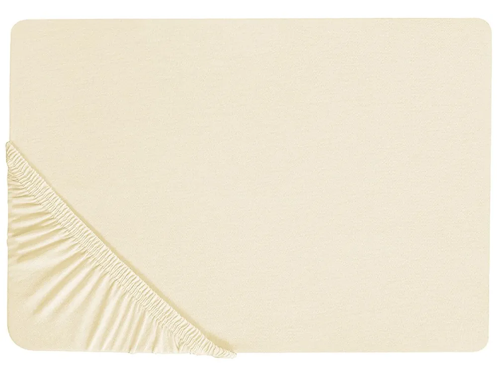 Sábana bajera JANBU Algodón 90 x 200 cm Beige - Textil