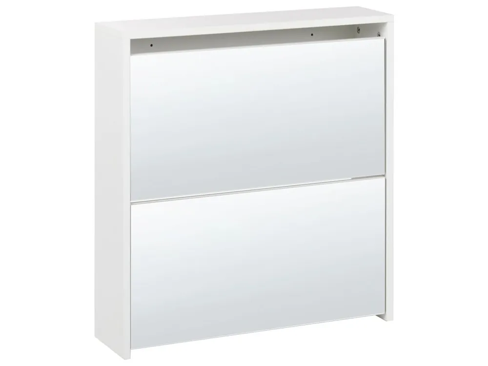 Zapatero MIDFIELD Plateado espejado - Muebles