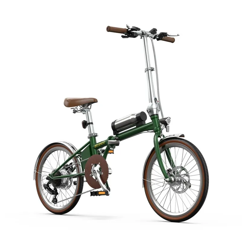 Bicicleta Eléctrica ONESPORT OT02 PRO - Motor 250W Batería 36V5.2AH Neumáticos De 20" Frenos De Disco Mecánicos - Verde