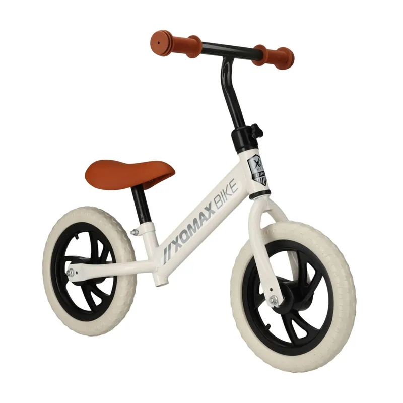 Bicicleta infantil 12'' en Blanco mate con sillin ajustable, ruedas EVA en color blanco, soporta max 40Kg - Electrónica