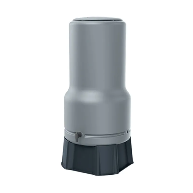 Bidón para agua de lluvia AQUABELL de 200L color Gris claro - Jardín