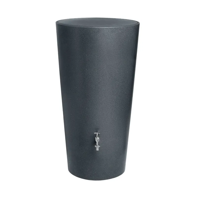 Bidón para agua de lluvia RAINBOWL de 210L color Gris - Jardín