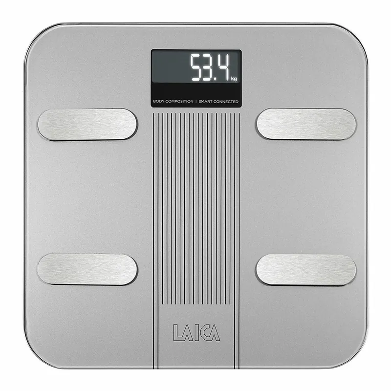 Bluetooth LAICA Blanco Cristal Templado 180 kg - Electrodomésticos