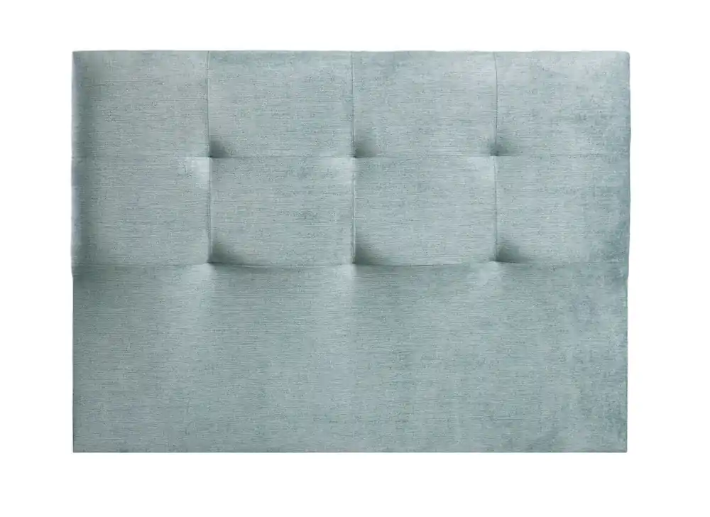 Cabecero MIRO 160x115x7cm en tela verde jade - Descanso