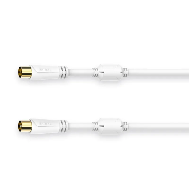 Cable de Antena Hama 00205248 Blanco 5 m - Electrónica