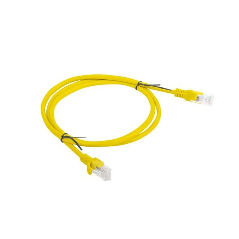 Cable de Red Rígido UTP Categoría 5e Lanberg 7001031 Amarillo 1 m - Electrónica
