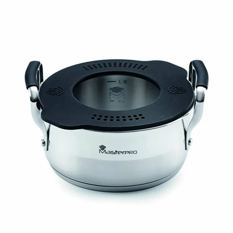 Cacerola Masterpro BGEU-3777 Ø 16 cm Acero Inoxidable Aluminio