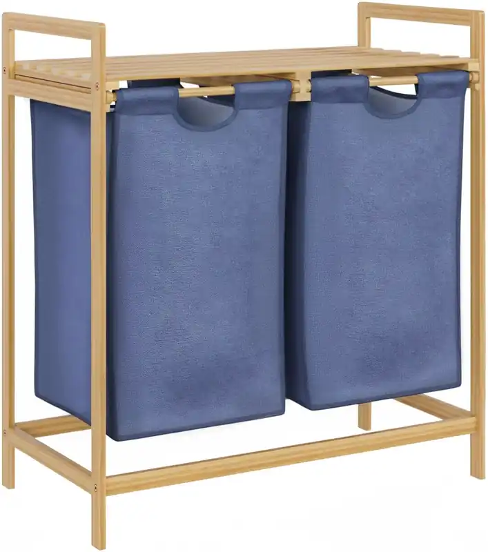 Caja de Ropa Sussina Madera Natural 33X64X73 cm - Baño