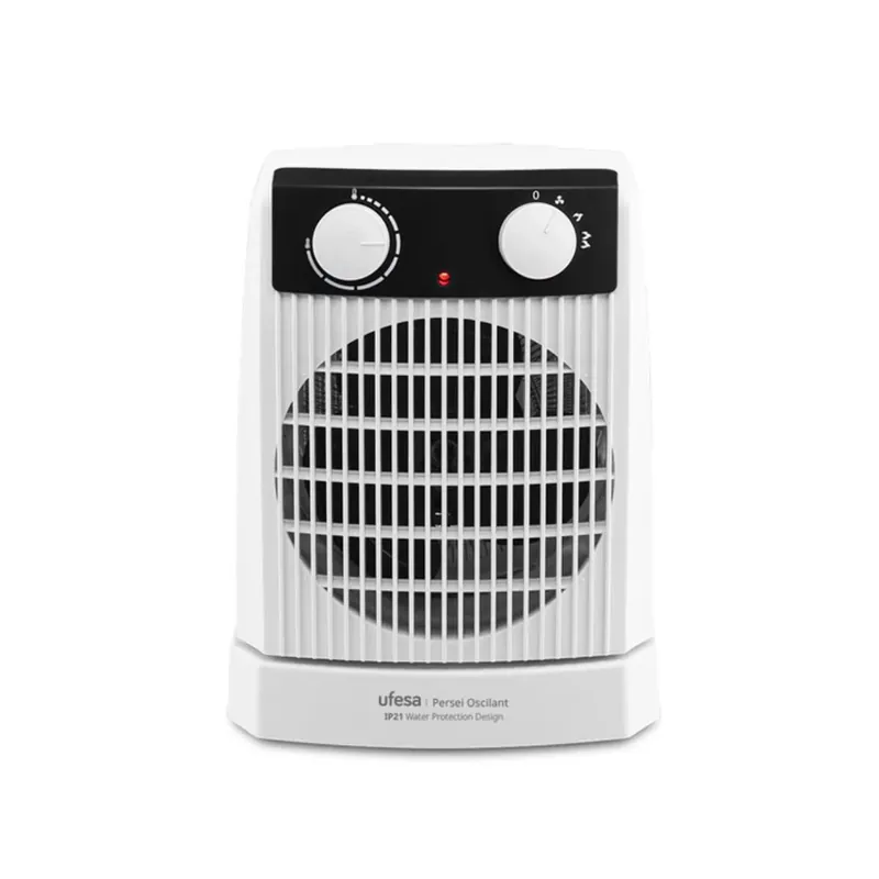 Calefactor Ufesa Persei 2000W 3 potencias oscilante blanco - Electrodomésticos