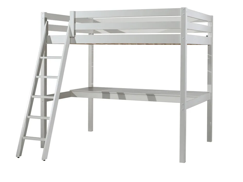 Cama alta infantil PINO 149x209x190 Blanco - Bebé