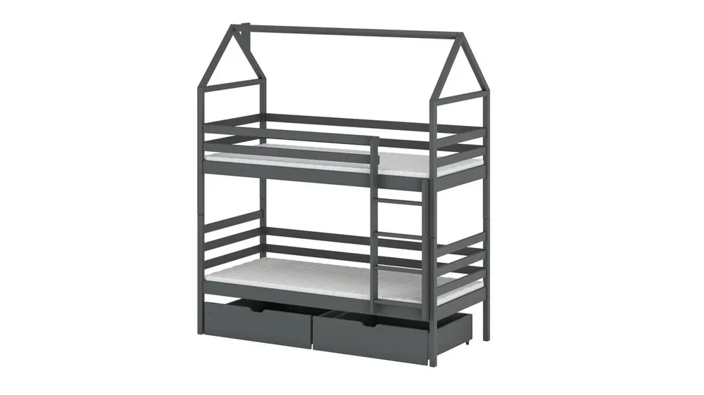 Cama ALEX house, estilo moderno. Dispone de 2 cajones. - Bebé