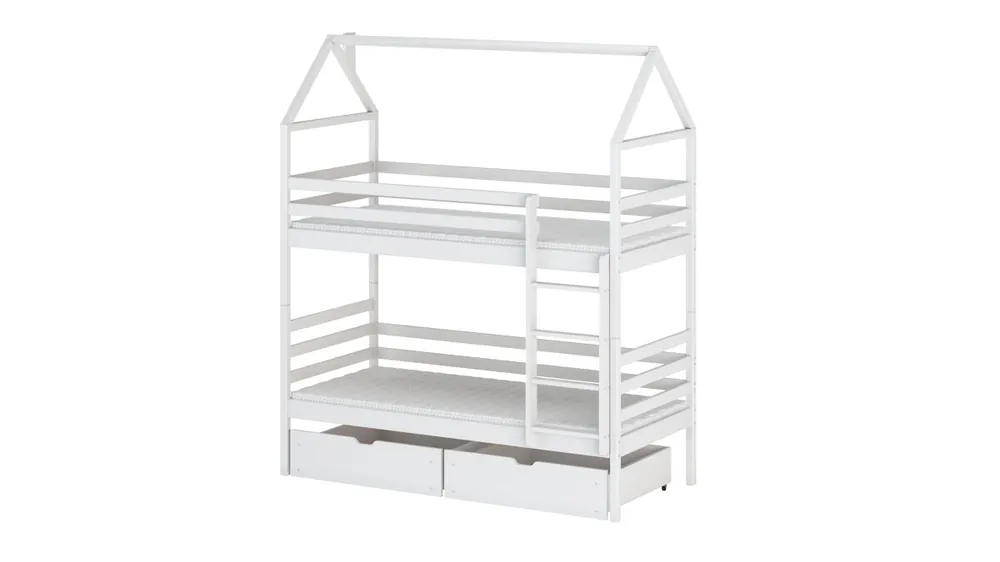 Cama ALEX house, estilo moderno. Dispone de 2 cajones. - Bebé