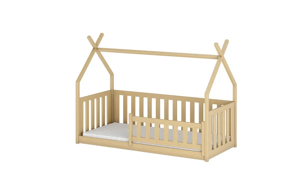 La casa-cama BODZIO Fabricada en madera maciza, es perfecta para el juego imaginativo.