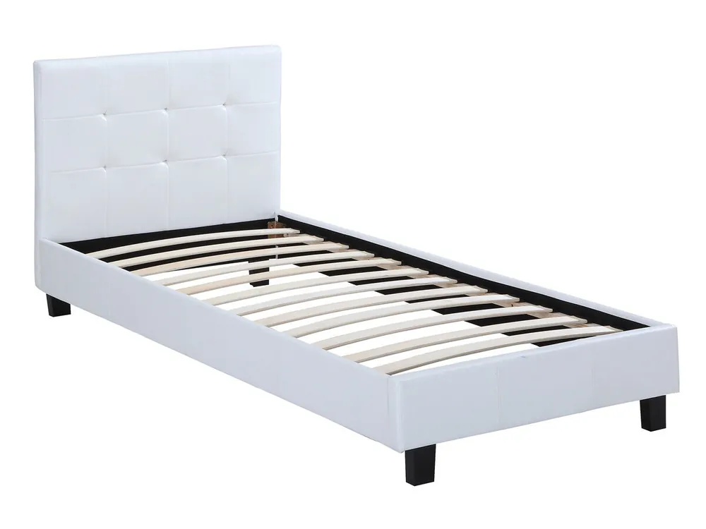 Cama "Julia" color Blanco - 90 x 190 cm