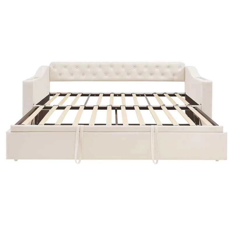 Sofá cama 90/180*190 cm - Brazo más ancho y grueso con puerto USB, almacenamiento integrado en los brazos, con bolsillos, con somier - Gris oscuro