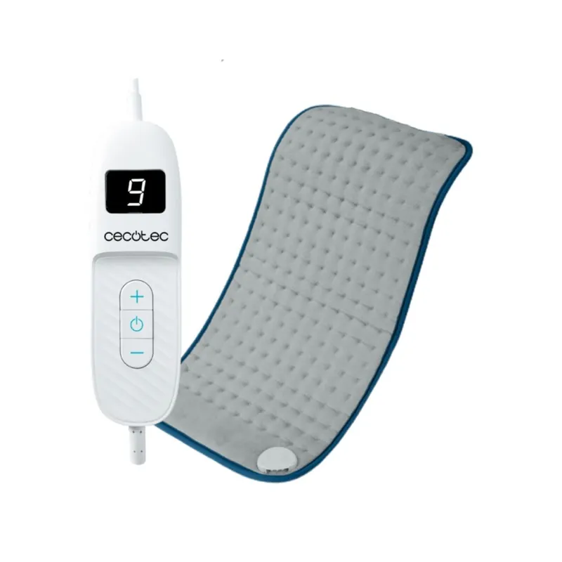 Almohadilla eléctrica Cecotec HeatConfort 6000 ThermalPad 100W 9 niveles gris - Electrodomésticos
