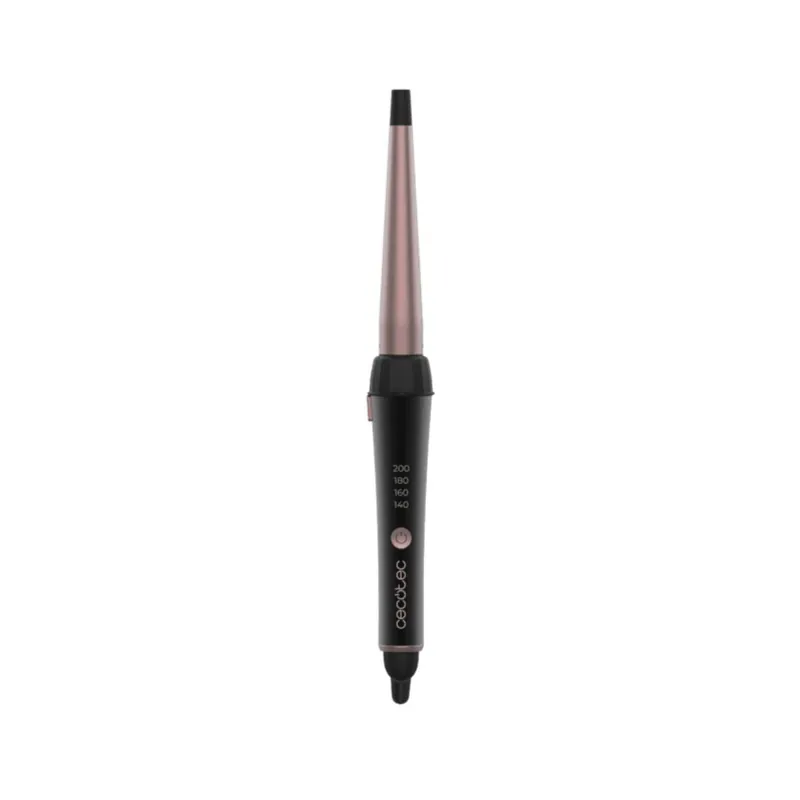 Rizador de pelo Cecotec SurfCare TwistConic ángulo ajustable + accesorios 25-13 mm