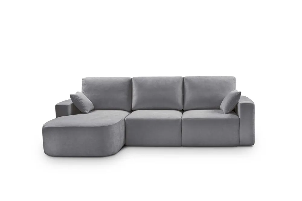 Chaise longue izquierda 234cm ROUND color azul - Sofás sillones puffs