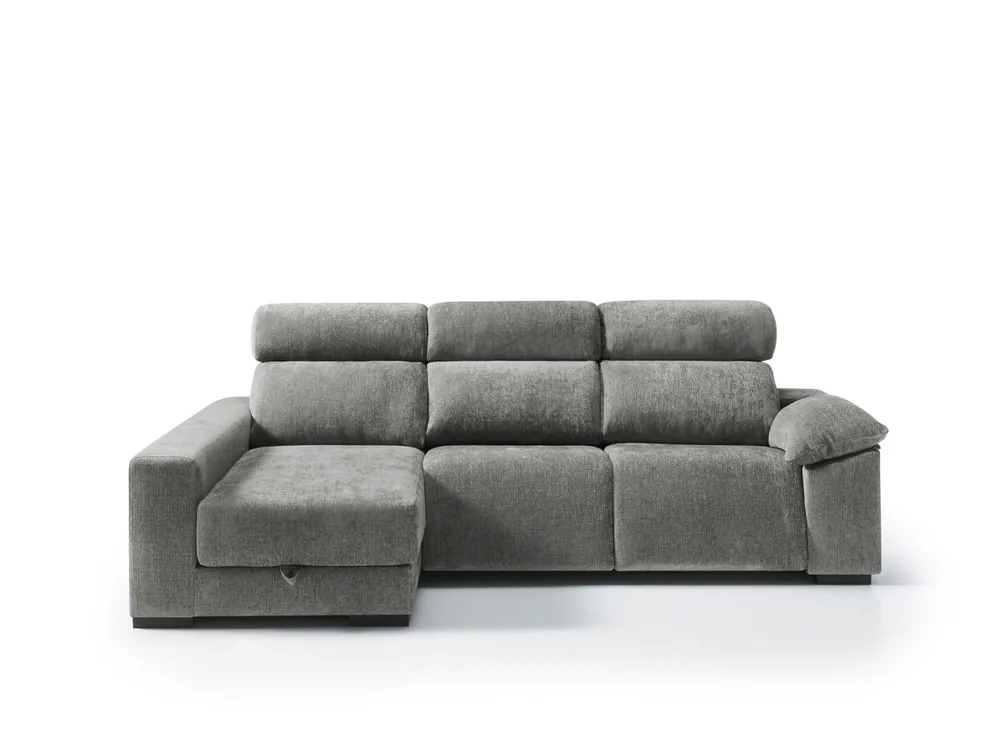 Chaise longue izquierda relax eléctrica ALL color azul - Sofás sillones puffs