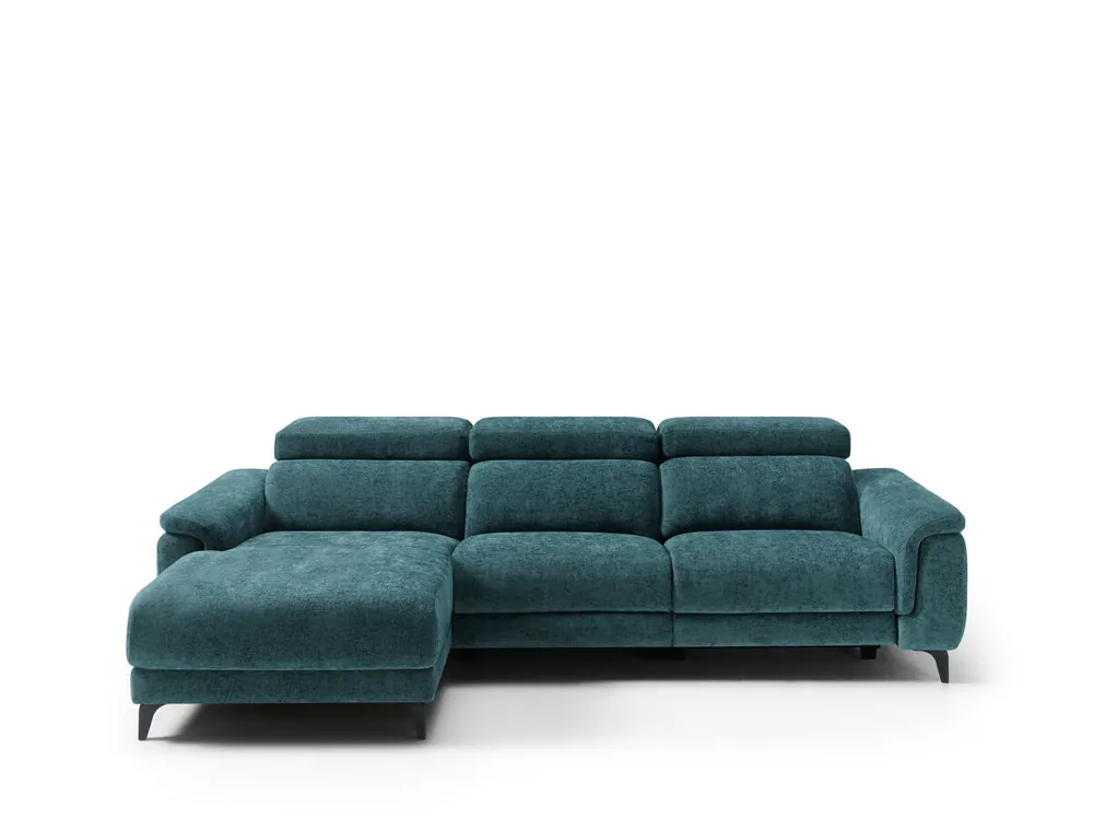 Chaise longue izquierda relax eléctrica EOS color azul - Sofás sillones puffs