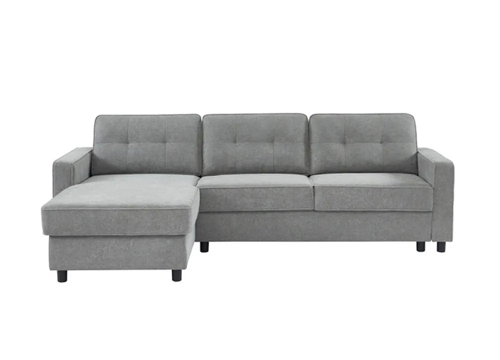 Chaise longue CIAN reversible 3 plazas gris - Sofás sillones puffs