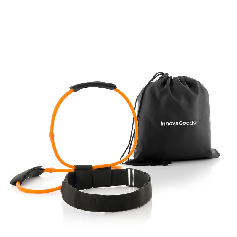 Cinturón con Bandas de Resistencia para Glúteos y Guía de Ejercicios Bootrainer InnovaGoods - Deporte