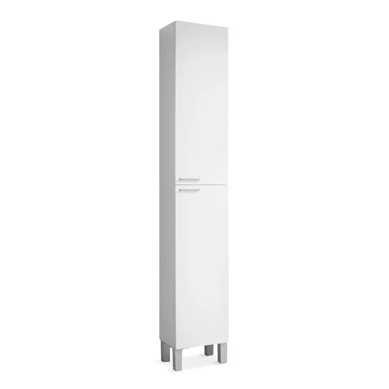 Columna de baño Koncept 2 puertas Blanco brillo 30 x 182 x 25 cm