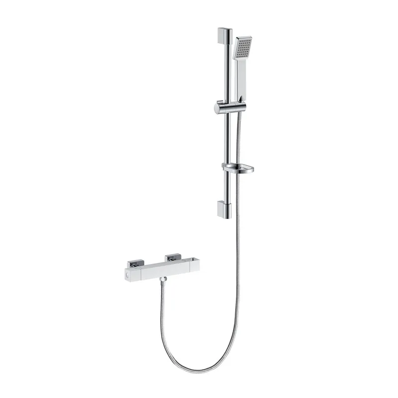 Columna de Ducha Barra Redondo AICA con Alcachofa de Ducha - Baño