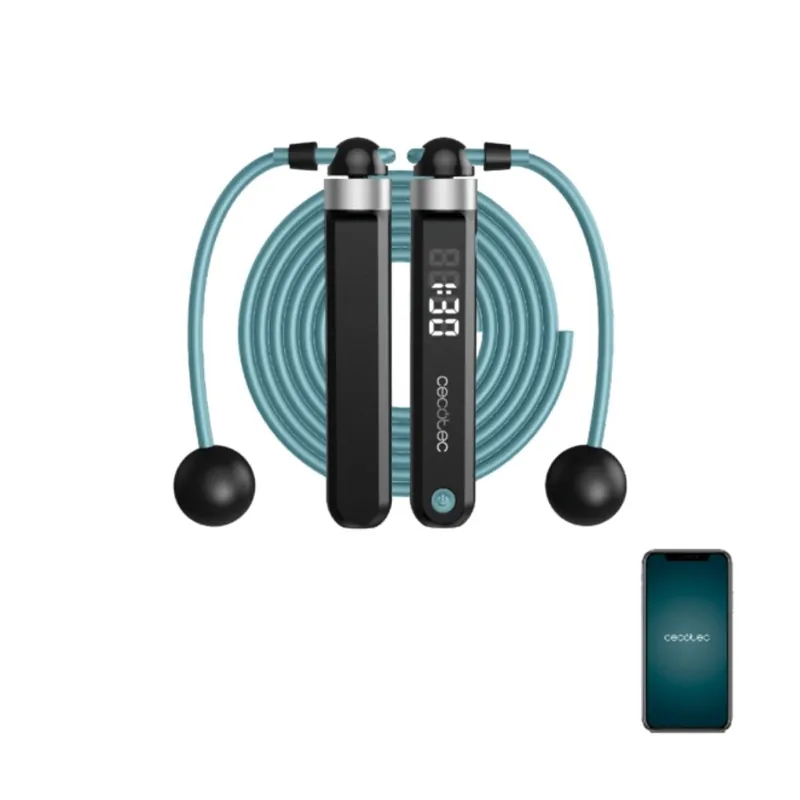 Comba inteligente Cecotec Drumfit SmartComba 3000 Connected pantalla LED con App 30 cm - Deporte