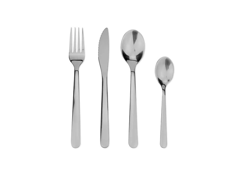 Cuberteria ALANA dorada 16 piezas marca KACTUS HOME - Cocina