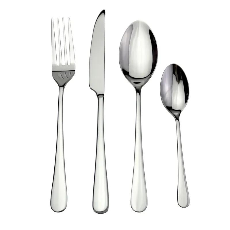 Cuberteria BASIC SILVER de acero inoxidable 16 piezas CONFORAMA - Cocina