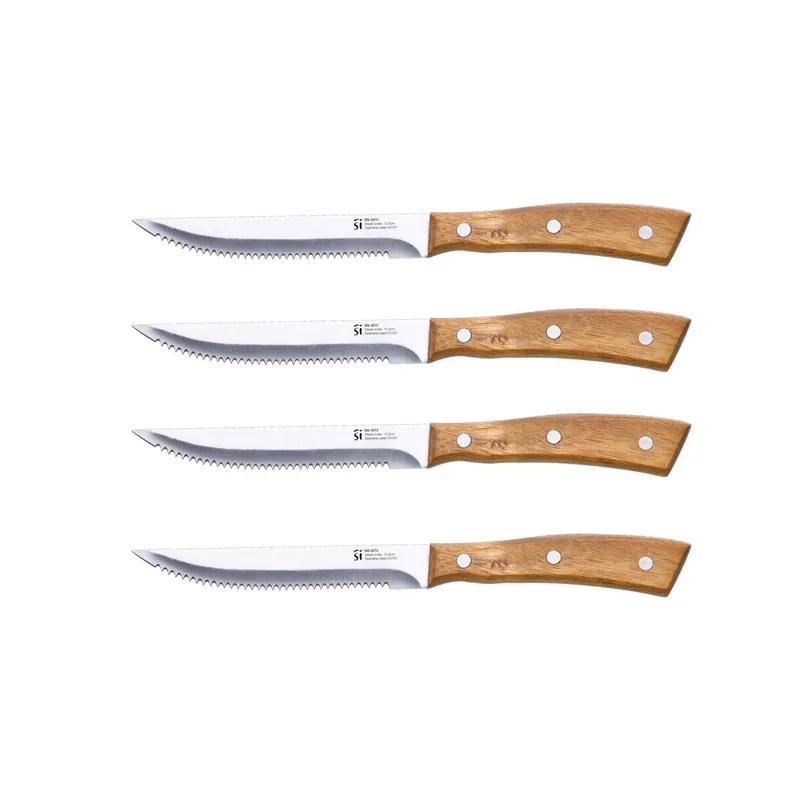 Juego de 4 cuchillos chuleteros acero inoxidable Moods San Ignacio - Cocina