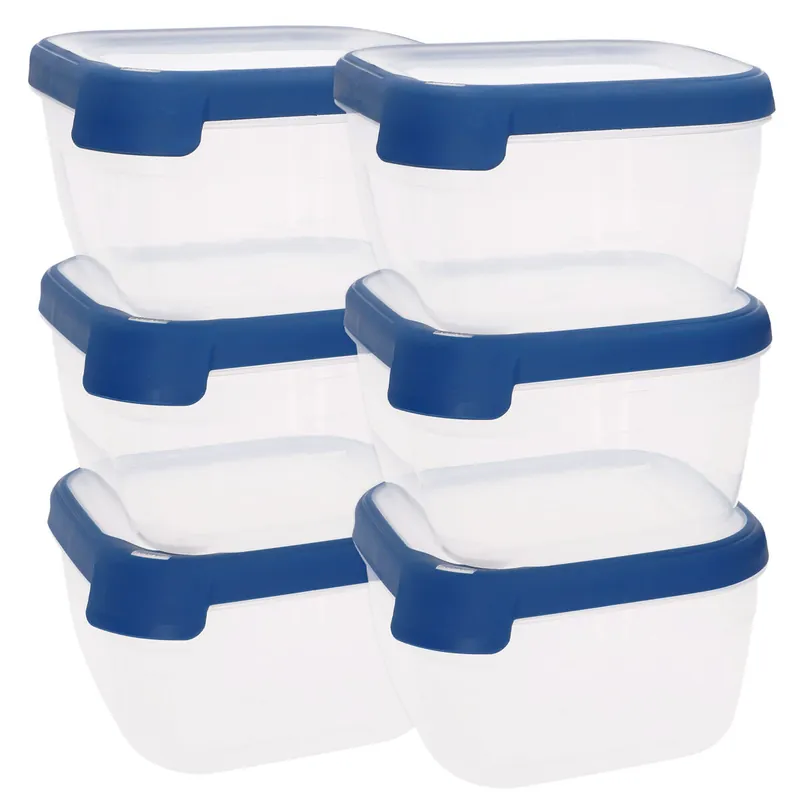 Curver Pack 6 recipientes herméticos (1,2L) - Cocina